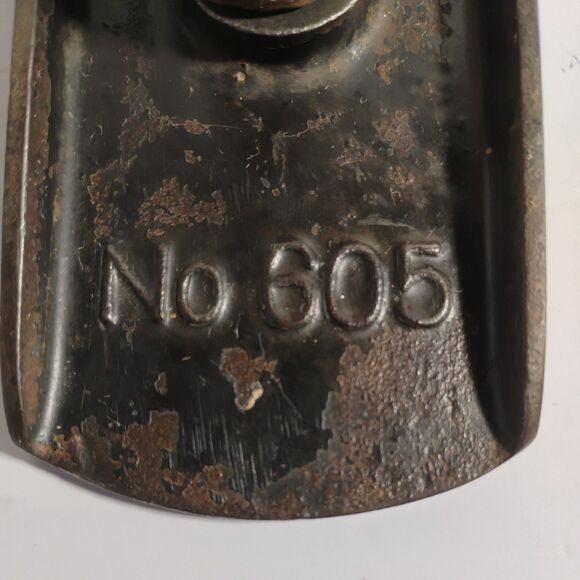 Vintage Stanley Bedrock 605 Plane Corrugated Sole Patent D Apr 2 1910 Rare - Picture 16 of 16